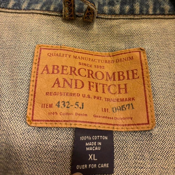 Y2K Abercrombie and Fitch Denim Jean Vest - Picture 3 of 7